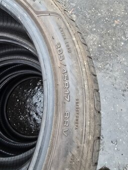 zánovné letné pneumatiky 205/45 r17 - 4