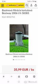 Bazénové schodíky a kartušová filtrácia - 4