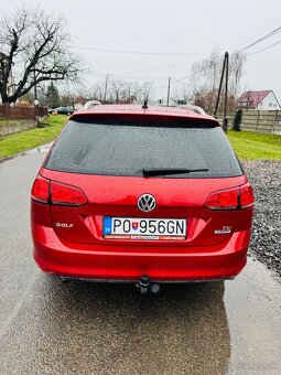 Wolkswagen Golf 7 Variant 1.6TDI BlueMotion Top Stav - 4