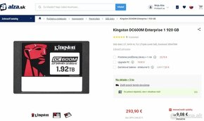 2,5" Kingston DC600M Enterprise 1/2/4 TB - Extrémna životnos - 4