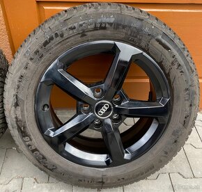 5x112 R16 6J ET43 originál Audi + 205/60 R16 Michelin zimné - 4