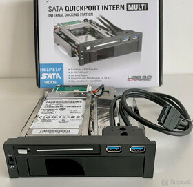 Šuplík Caddy 3,5"+ 2,5" SATA QuickPort Intern Multi Docking - 4