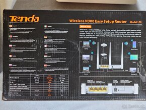 WiFi router Tenda F3 (N300) - nový - 4