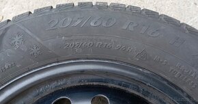 Predám zimné pneumatiky na diskoch 205/60 R16 - 4