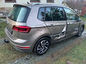 VW GOLF SPORTSVAN 1.5TSI 96kw r.11/2018 plně pojizdné,dohoda - 4