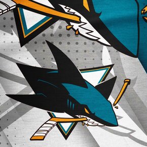 Multifunkčná šatka, nákrčník San Jose Sharks - 4