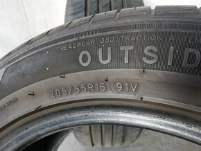 205/55 r16 letné pneumatiky 7mm 2ks - 4