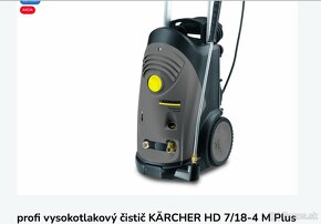 Predam vysokotlakovy Karcher cistic 7/18 HD-4M Plus - 4