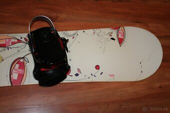 dievcenský dámsky snowboard Volkl 150 cm , topanky salomon - 4