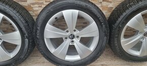 Predám Orginal SKODA HELIOS elektrony 5X112 215/55 r17 Zimné - 4