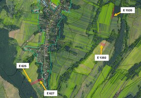 Malá Čausa – 709m2 ORNÁ PÔDA a LES - Na predaj - 4