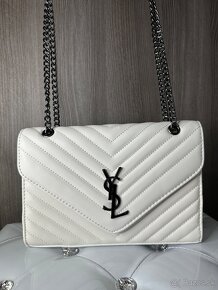 yves saint laurent kabelka biela - 4