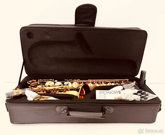 Predám nový alt saxofón kópia Selmer MARK VI- Kráľovská červ - 4