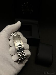 Seiko mod Datejust Diamonds Grey - 4