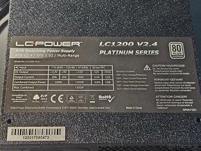 LC Power LC1200 V2.4 1200w zdroj 80+ platinum - 4