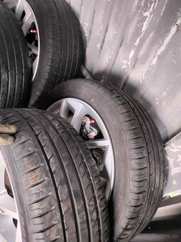 4ks alu disky orig. Seat ( škoda ) 5x112 R17 pneu - 4