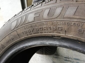 195/60 r16C zimné pneumatiky Fulda 6,5mm - 4