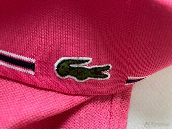 Lacoste polokošeľa ružová L unisex - 4