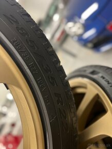 Disky R22 Techart 5x130 vč. zimních pneumatik 295/30R22 - 4