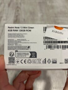 Smartfón Redmi Note 13 6/128GB Mint Green - 4