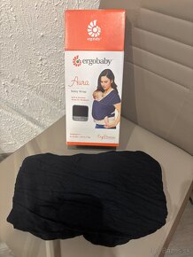 Ergobaby aura wrap šatka čierna - 4