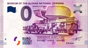 ☀️ 0 eurové bankovky / 0 € souvenir - vojenský motív SNP☀️ - 4