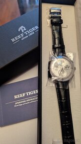 Unisex elegantné automatické hodinky Reef Tiger - 4