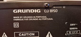 Predám vintage CD prehrávač Grundig CD-8150 - 4