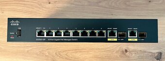 Cisco SG350-10P, L3 10-Port Gigabit PoE Managed Switch - 4