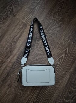 kabelka Karl Lagerfeld crossbody biela - 4