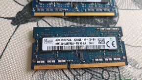 RAM DDR3 SODIMM 2GB, 4GB do notebooku - 4