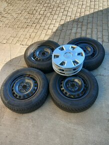 Zimne pneumatiky 195/65R15 plus disky - 4