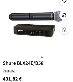 SHURE BLX2,4 BETA 58 /606-630/MHz - 4