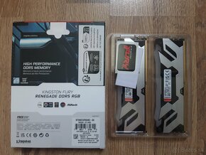 64GB Kingston FURY 6000 DDR5 CL32 Renegade RGB, 2ks - 4