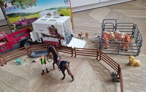 Schleich horse club- Auto s prívesom - 4