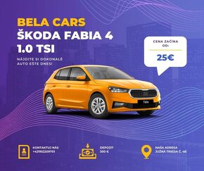 Autopožičovňa Bela cars od 18 eur - 4