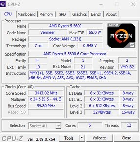 Herný PC -- rx 6800 XT / ryzen 5 5600 / 32GB RAM - 4