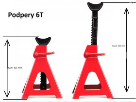 Stojany pod auto 3T, 6T - 4