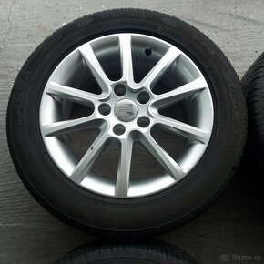 16"Elektróny originál Seat Leon 5x112 letné 205/55 R16 - 4