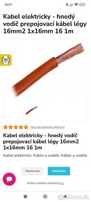 Kábel elektrický 1x16mm - 4