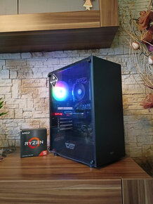 ⭐️ HERNÉ PC RYZEN 5 5500, 16GB RAM, RX 5600XT, SSD, WIN10 ⭐️ - 4