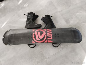 Snowboard 121cm s topánkami veľ.35 - 4