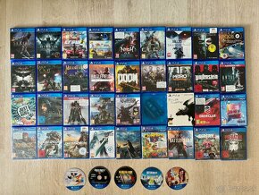 PREDAM PLAYSTATION 4 SLIM + 2 OVLADAČE + HRY - 4