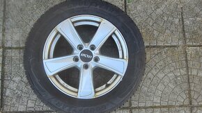 Predám alu disky OXXO 5x112 R16 a zimne pneu.215/60 R16 - 4