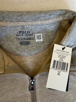 Ralph Lauren Luxury Jersey Quarter-Zip Pullover, velkost XL - 4