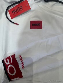 Hugo Boss mikina biela - 4