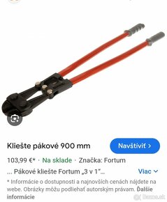 Pákové  nožnice  Fortum - 4