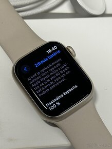 Apple Watch 9 41mm GPS - Super stav, záruka - Biele - 4