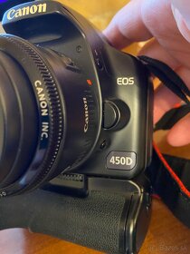 Canon EOS 450D+blesk+ objektivy - 4