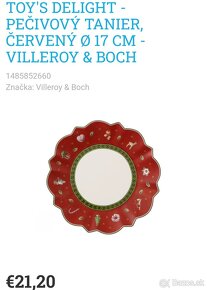 Predám VILLEROY & BOCH tanier 17cm 6kusov - 4